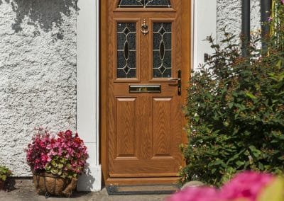 2 Panel 2 Square 1 Arch Oak